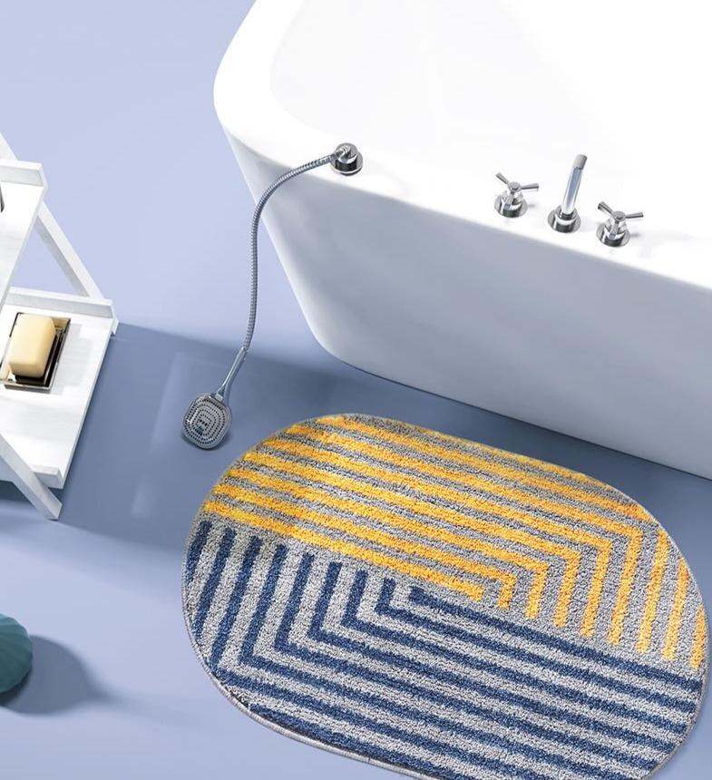 Tapis de Bain Bleu et Jaune