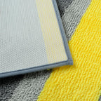 Tapis de Bain Jaune Gris