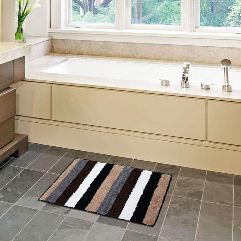 Tapis de Bain Marron Chocolat