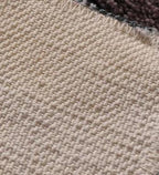 Tapis de Bain Marron et Blanc