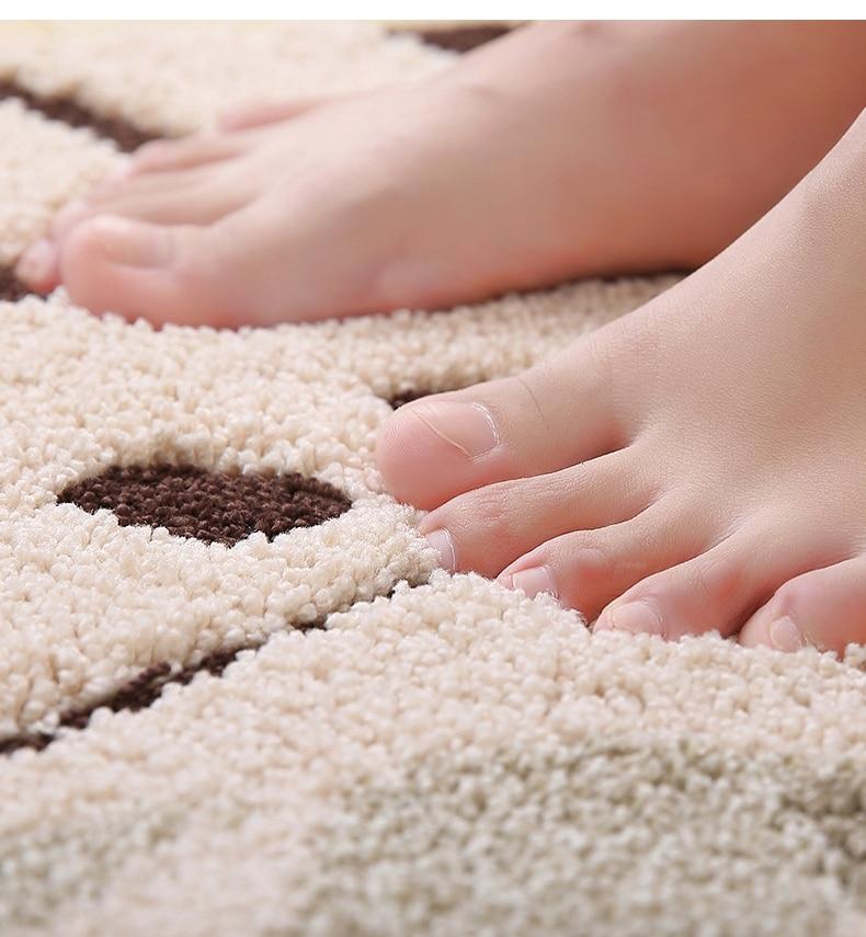 Tapis de Bain Marron Glacé