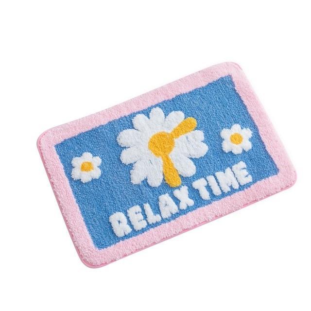 Tapis de Bain Relax Bleu