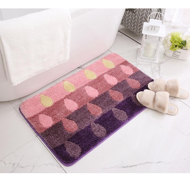 Tapis de Bain Rose Violet