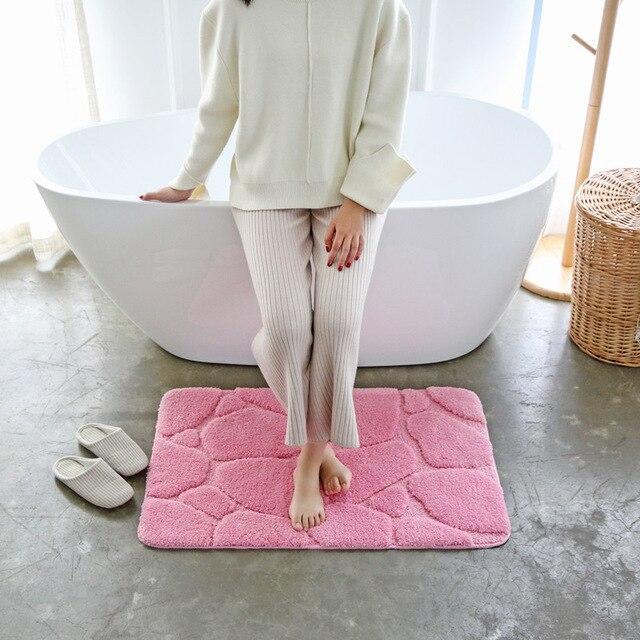 Tapis de Bain Rose Galet
