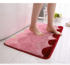 Tapis de Bain Rouge Rose