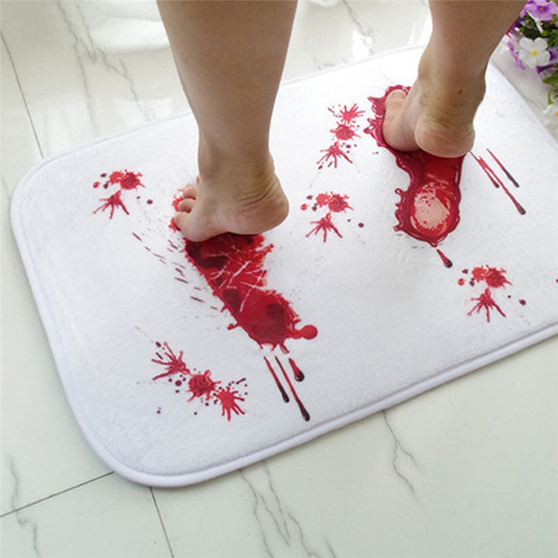 Tapis de Bain Tache de Sang