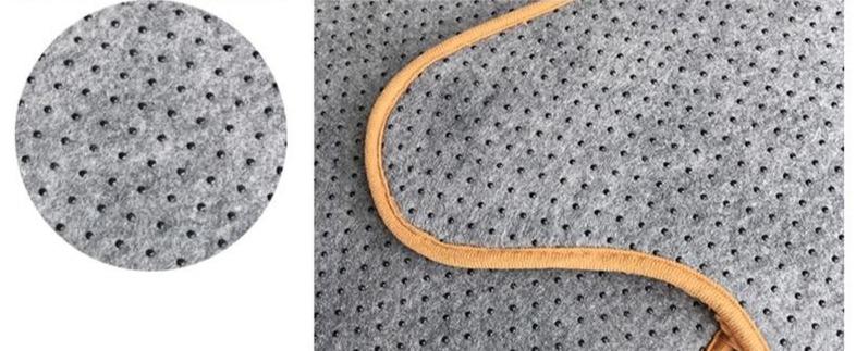 Tapis de Bain Toilette Moutarde