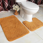 Tapis de Bain Toilette Moutarde