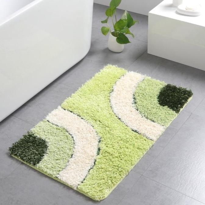 Tapis de Bain Vert Clair Doux