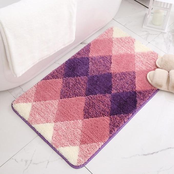 Tapis de Bain Violet Rose 