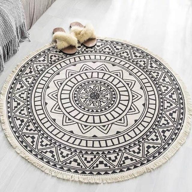 Tapis de Chambre Rond