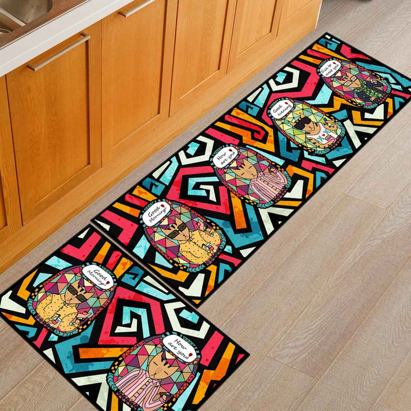 tapis cuisine Tapis de cuisine antidérapant, Long espace pour