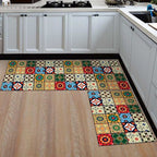 Tapis de Cuisine en Carreaux de Ciment