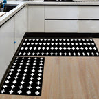 Tapis de Cuisine Noir et Blanc