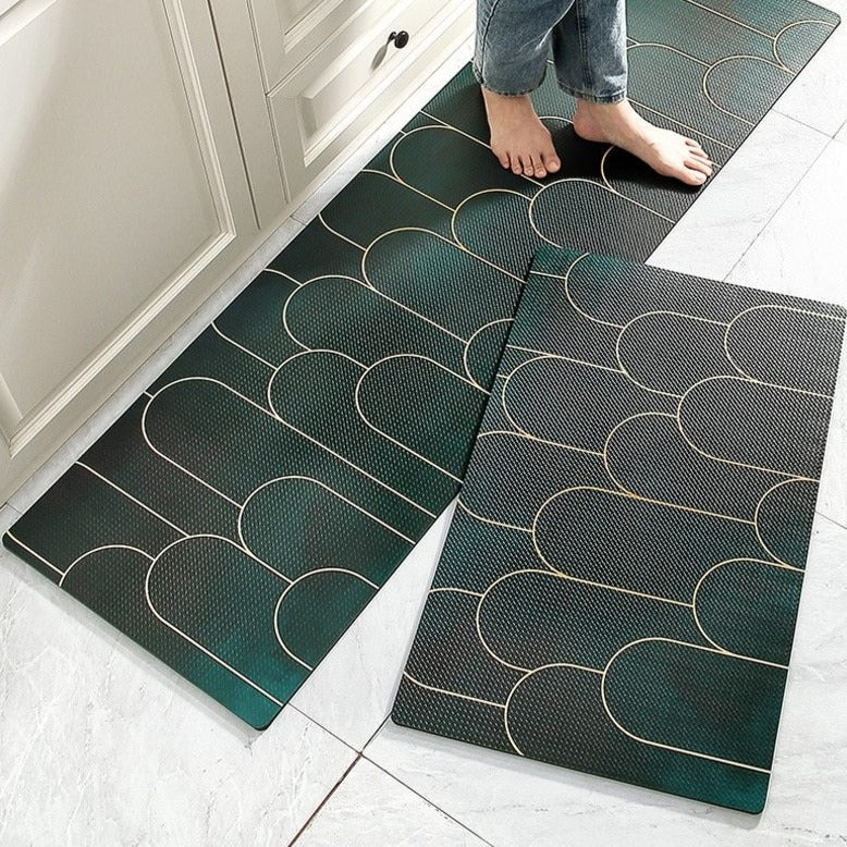 Tapis de Cuisine Vert