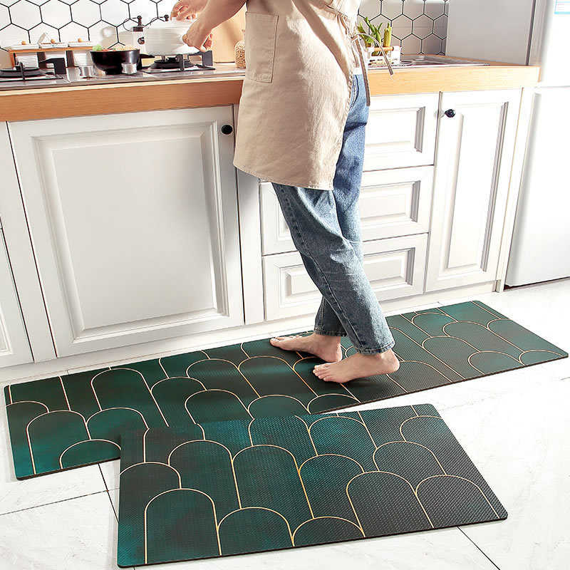 Tapis de Cuisine Vert