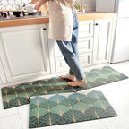 Tapis de Cuisine Vinyle Vert