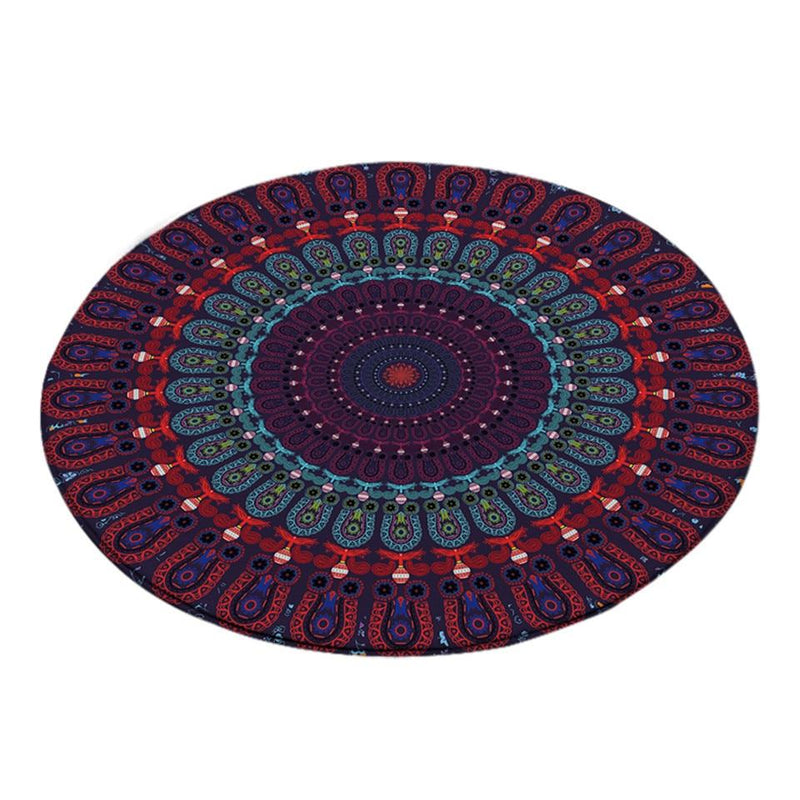 Tapis de Sol Violet Rond