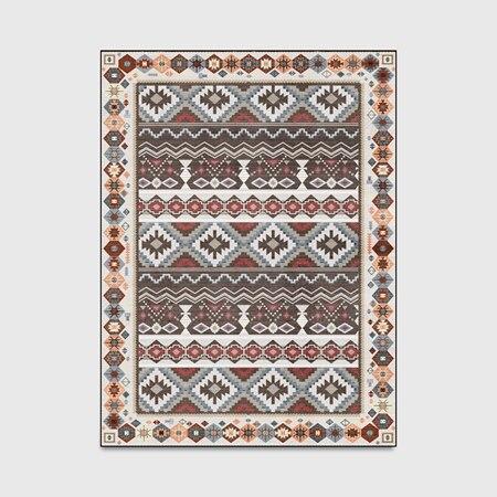 Tapis Design Marron