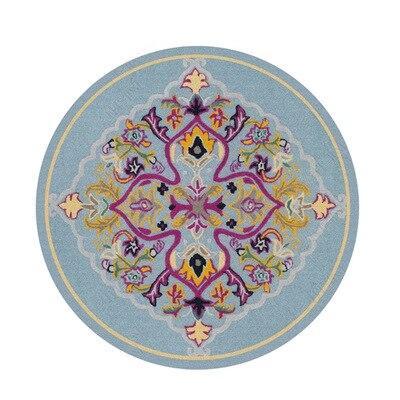 Tapis Design Rond Coloré