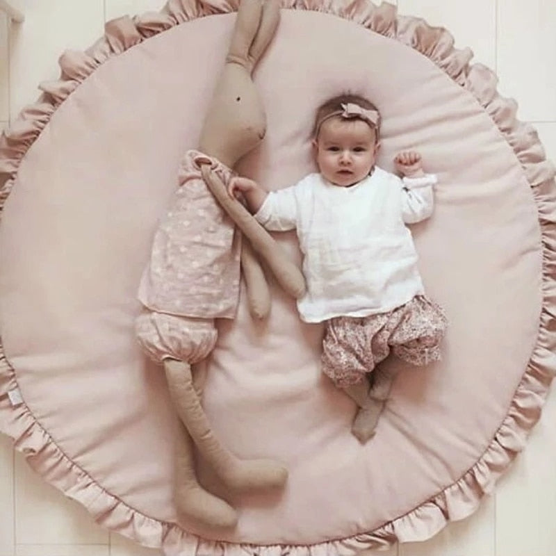 Tapis d'Eveil Bébé Rose