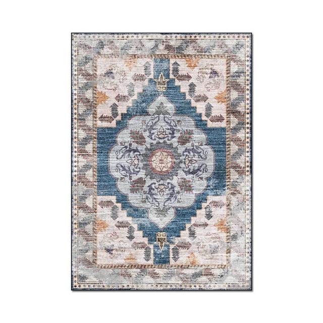 Tapis Effet Vintage Beige