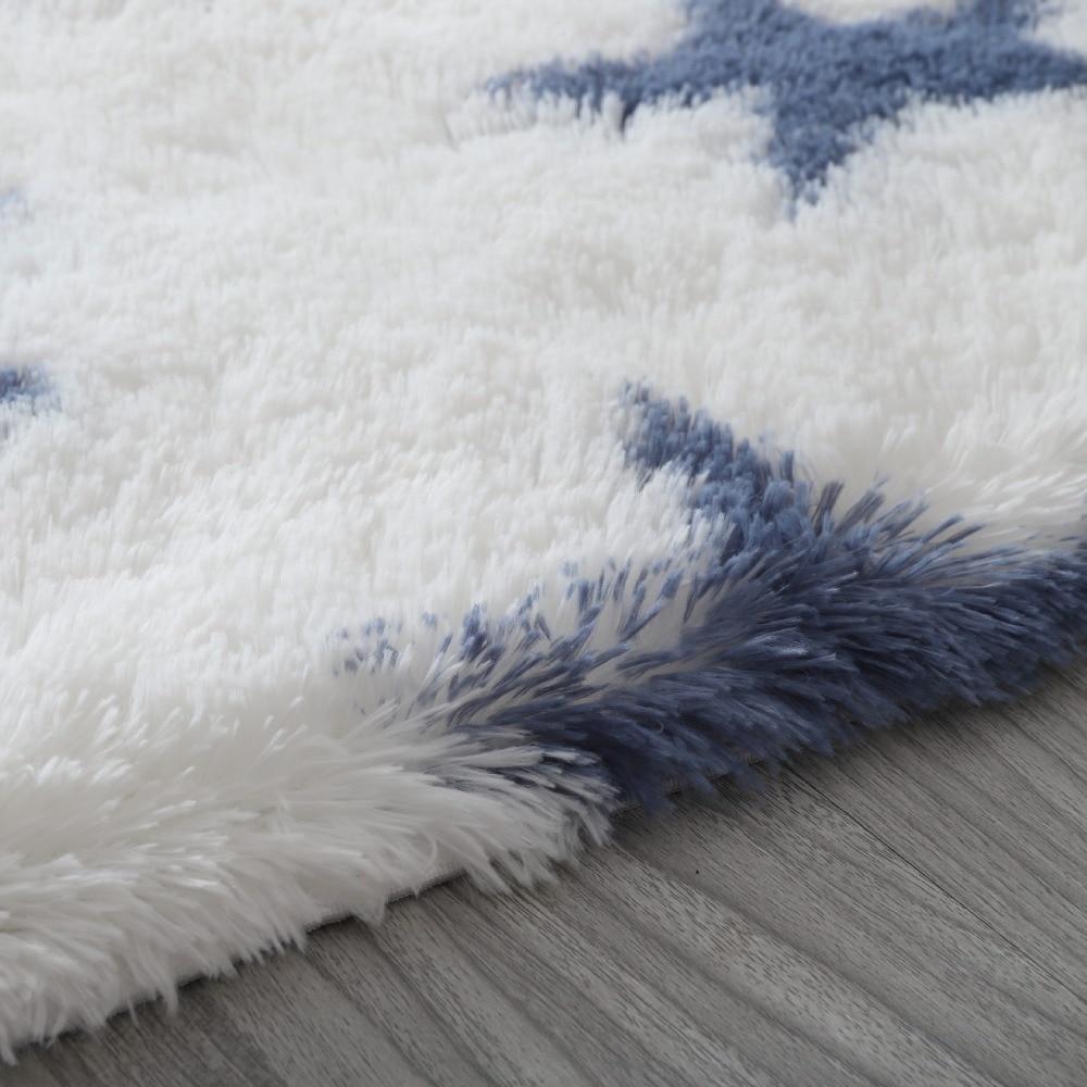 Tapis Etoile Bleu