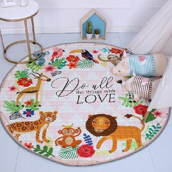 Tapis Eveil Bébé Love Animaux