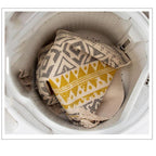 Tapis Gris Blanc Jaune