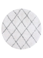 Tapis Berbère Rond Blanc
