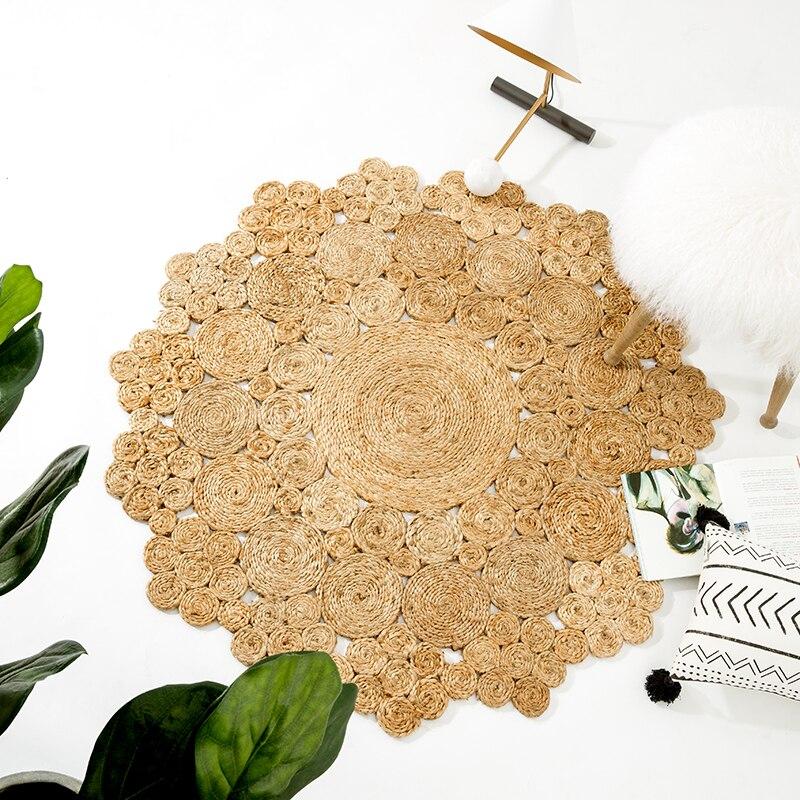 Tapis Jute Mandala