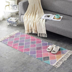 Tapis Losange Rose