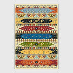 Tapis Motif Aztèque