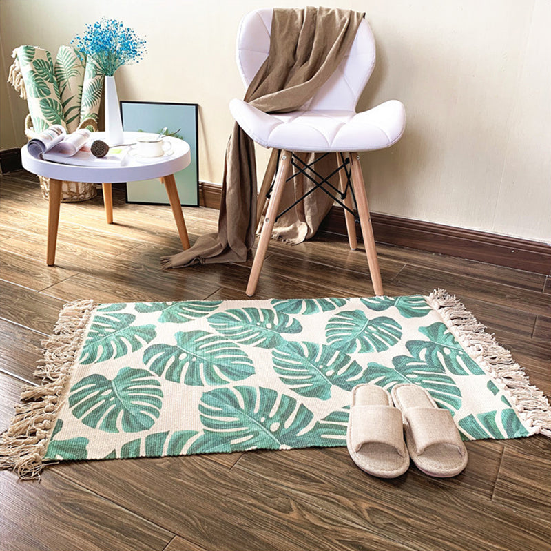 Tapis Motif Feuilles