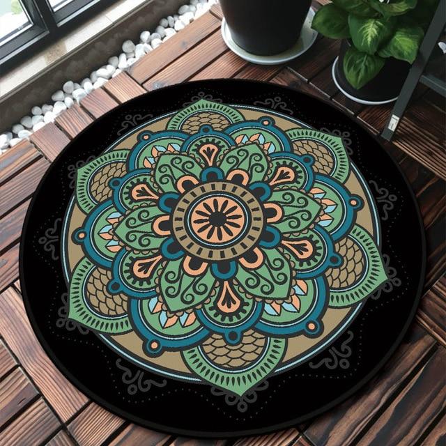 Tapis Motif Fleur de Vie