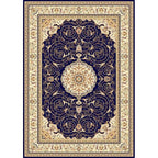 Tapis Motif Marocain Bleu