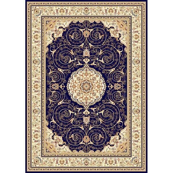 Tapis Motif Marocain Bleu