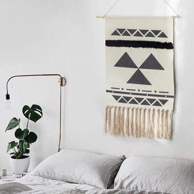 Tapis Mural Noir et Blanc