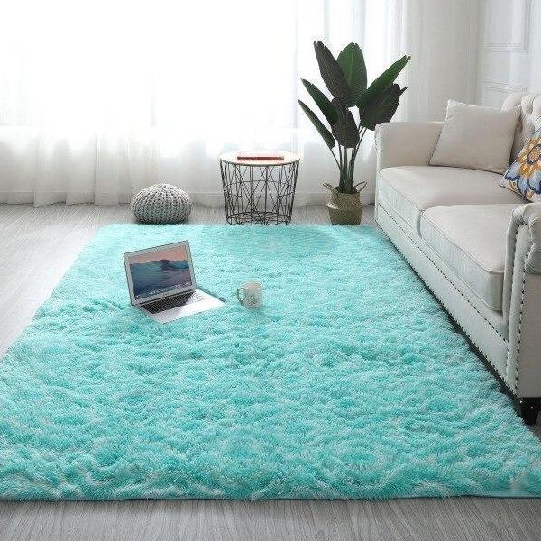 Tapis Oriental Bleu Turquoise