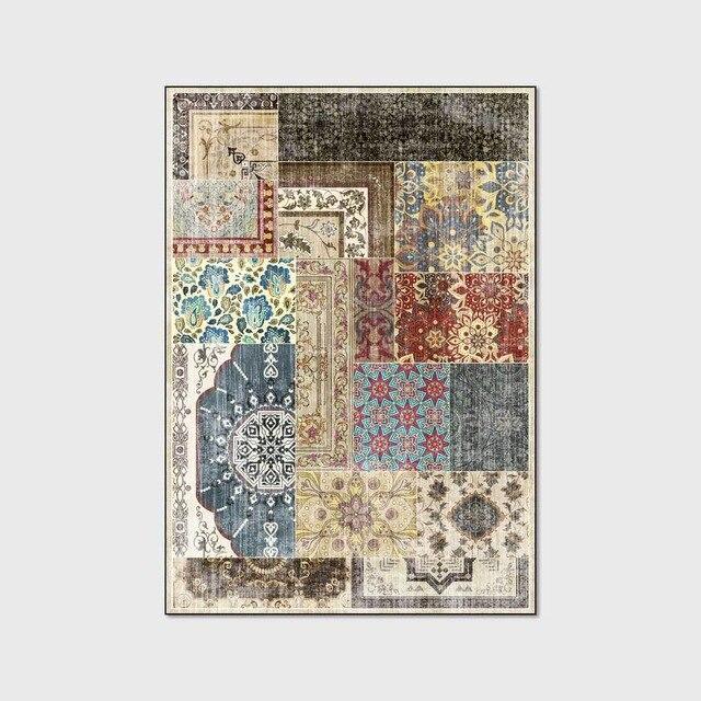 Tapis Patchwork Kilim Vintage