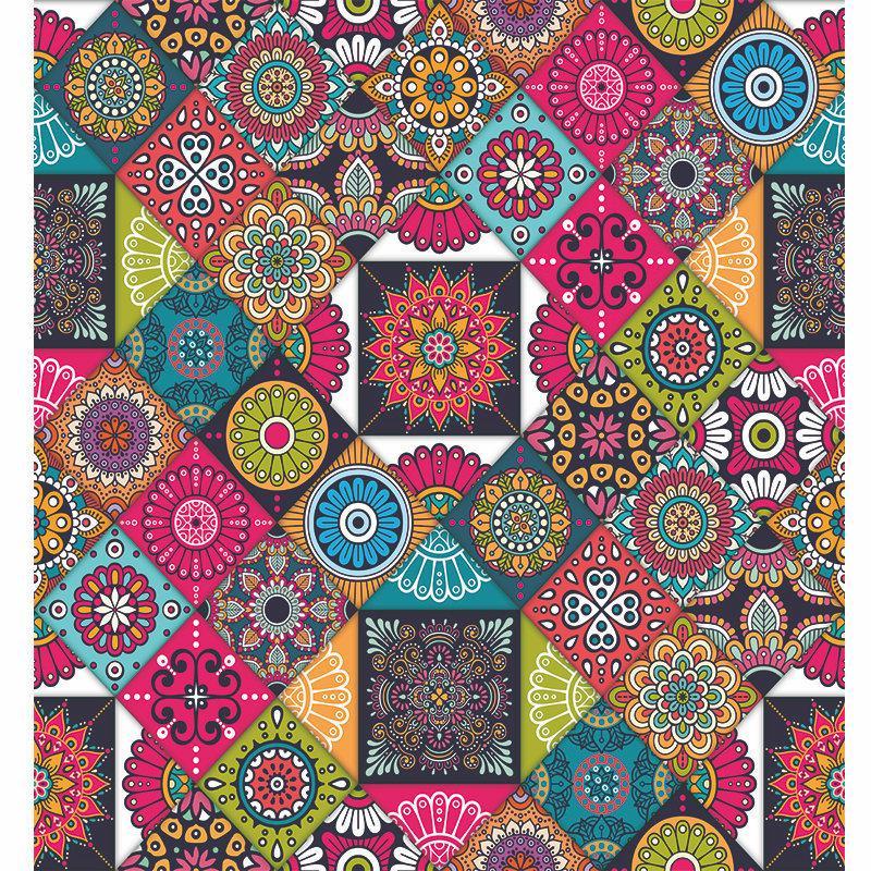 Tapis Patchwork Multicolore