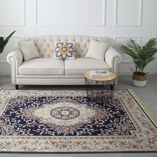 Tapis Persan Bleu Beige