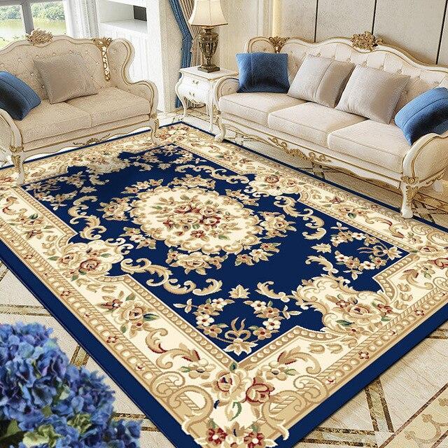 Tapis Persan Bleu et Blanc