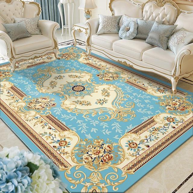 Tapis Persan Bleu Turquoise