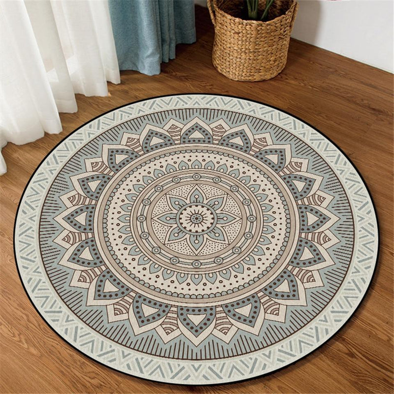 Tapis Rond Beige 120 cm