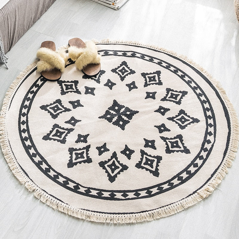 Tapis Rond Diamètre 90 cm