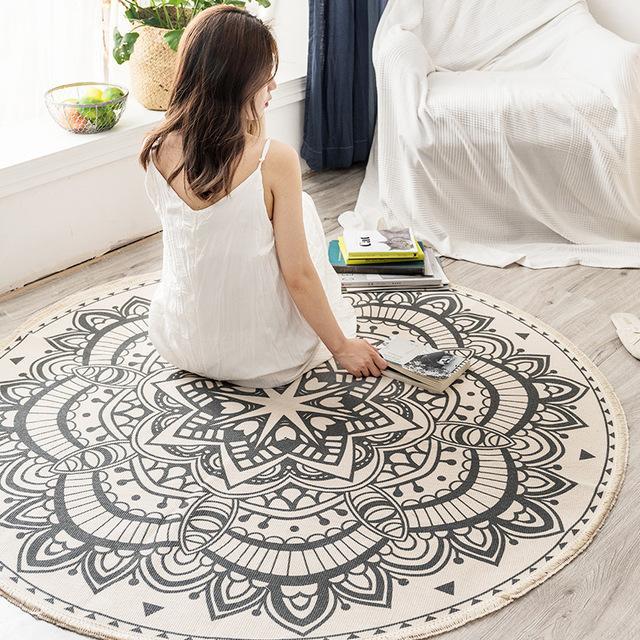 Tapis Rond Mandala