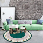 Tapis Rond Vert 