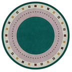 Tapis Rond Vert 