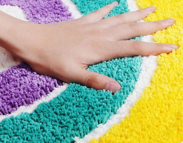 Tapis Salle de Bain Arc en Ciel